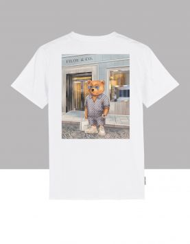 Baron filou Backprint T-shirt Shirts & tops Wit