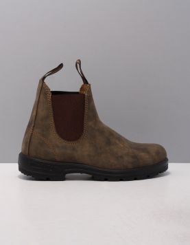 Blundstone 585 Lage laarzen met rubberen zool Bruin