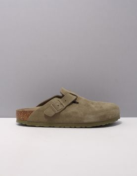 Birkenstock Boston Muiltjes zonder hak Groen