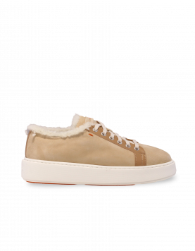 Santoni 61280-clean Iconic Dames sneakers Beige