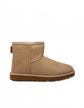 UGG Classic Mini Lage laarzen met rubberen zool Beige