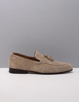 Rossano Bisconti 464-01 Loafers met rubberen zool Beige