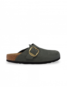 Birkenstock Boston Big Buckle Muiltjes zonder hak Groen